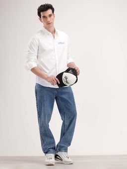 WROGN - Regular Fit Printed Shirt - White