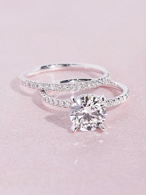 Peora American Diamond Studded Silver Plated Finger Ring (US 7)