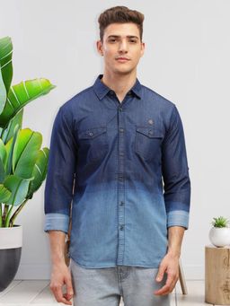 KUONS AVENUE - Men Denim Casual Shirt