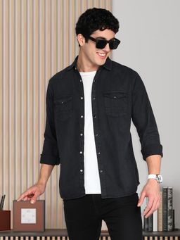 KUONS AVENUE - Men Denim Casual Shirt