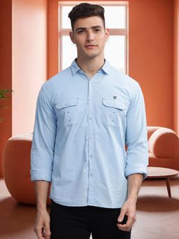 KUONS AVENUE - Men Corduroy Casual Shirt