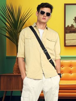 KUONS AVENUE - Men Denim Casual Shirt