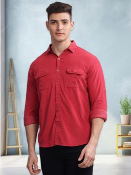 KUONS AVENUE - Men Corduroy Casual Shirt