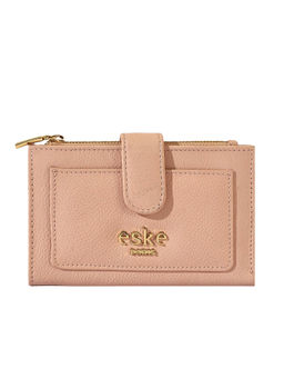 Eske - Rose Solid Two Fold Wallet For Women
