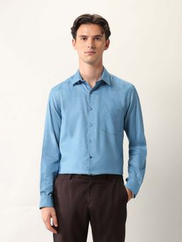 Arrow - Men Blue Solid Formal Shirt