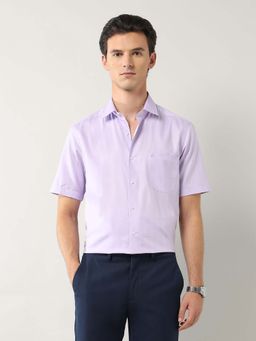 Arrow - Men Purple Solid Formal Shirt