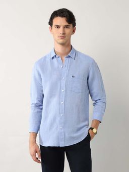 Arrow Sports - Men Blue Solid Casual Shirt