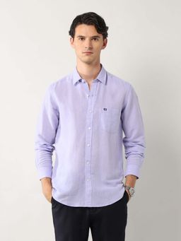 Arrow Sports - Men Blue Solid Casual Shirt