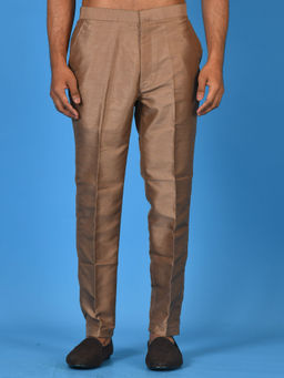 Simaaya - Premium Quality Silk Made Bottoms for Men- Brown