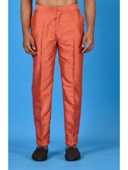 Simaaya - Premium Quality Silk Made Bottoms for Men- Peach