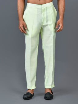 Simaaya - Premium Quality Cotton Silk Made Bottoms for Men- Green