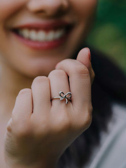 Shaya by CaratLane - Take A Bow Ring in 925 Silver