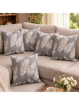 Akira Furnishings - White Flora Cushion Ensemble (Pack of 5) (16x16 inches)