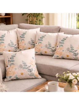 Akira Furnishings - Blooming Rose Cushion Cover (Pack of 5) (16x16 inches)