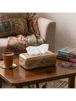 Akira Furnishings - Rustic Wooden Tissue Holder