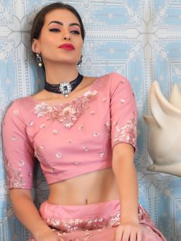 Odette - Striking Navy Blue Choker (Set of 2)