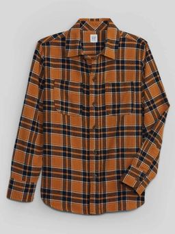 GAP - Checked Relaxed Fit Shirt