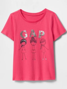 GAP - Round Neck Logo T-Shirt