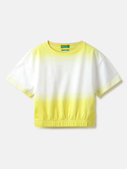 United Colors of Benetton - Round Neck Ombre Top