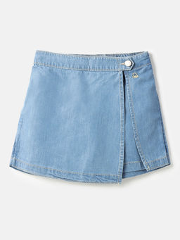 United Colors of Benetton - Blue Solid Skorts