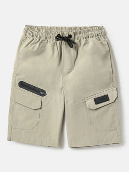 United Colors of Benetton - Beige Solid Shorts
