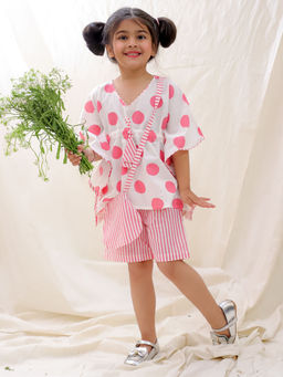 BownBee - Summer Pure Cotton Printed Kaftan & Shorts (Set of 2)