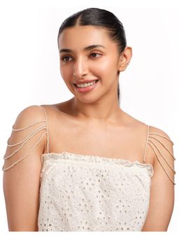 YUVANTA - Ivory Drape Bra Strap