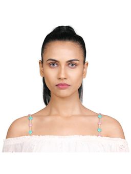 YUVANTA - Pink & Blue Blend Bra Strap
