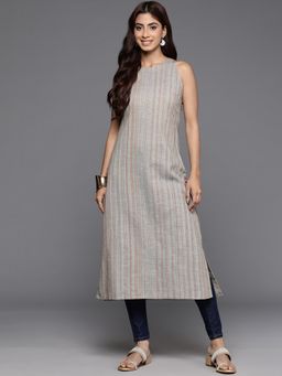 Varanga - Women Multi-Color Halter Neck Straight Kurta