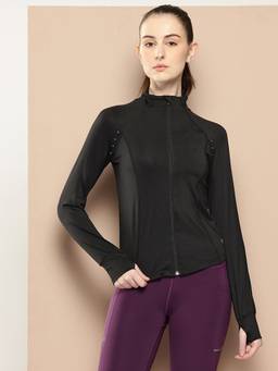 Alcis - Women Black Slim Fit Curve Luxe Jacket
