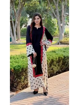 DESIGN ELEMENTS - Black Women Imported Turkish Fabric Kaftan Dress