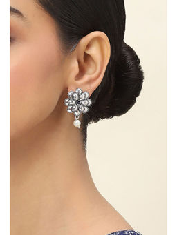 Rangriti - Women Oxidised Alloy Stud Earrings