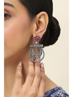 Rangriti - Women Pink Alloy Drop and Danglers