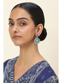 Rangriti - Women Turquoise Alloy Drop and Danglers