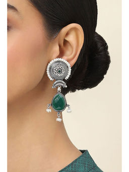 Rangriti - Women Green Alloy Drop and Danglers