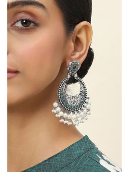 Rangriti - Women Green Alloy Chaandbalis