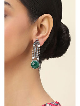 Rangriti - Women Green Alloy Drop and Danglers