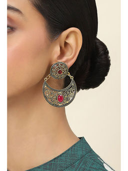 Rangriti - Women Pink Alloy Drop and Danglers