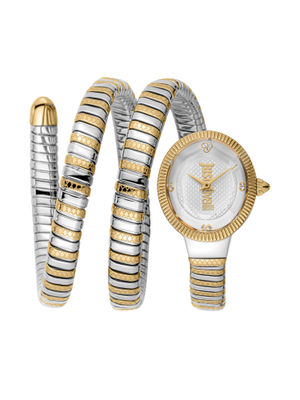Just Cavalli Solo Mother of Pearl Dial Silver Steel Strap Watch for Women - JC1L167M0015 main image 1