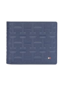Tommy Hilfiger - Antrin Men Leather Slim fold Wallet - Navy, No. of Card Slot : 8