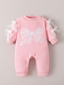 Hopscotch - Bow Applique Romper
