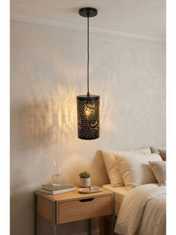 DecorativeRay - Black Butterfly Cutwork Shadow Effect Warm Ambient Decorative Pendant Hanging Light