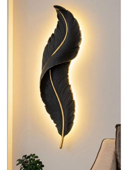 DecorativeRay - Black Feather Design Led Luxury Ambient Wall Light