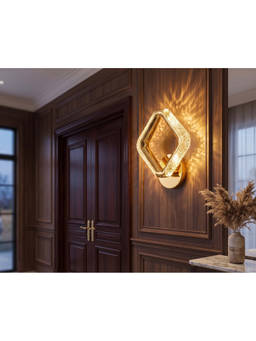 DecorativeRay - Gold Crystal Led Luxury Ambient Wall Light