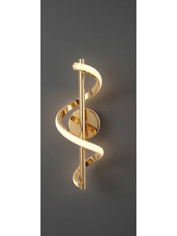 DecorativeRay - Gold Spiral Led Luxury Ambient Modern Decorative Wall Light