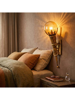DecorativeRay - Gold Torch Style Vintage Luxury Warm Ambient Wall Light