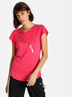 Puma - Train Favorite Heather Cat Sports Tee