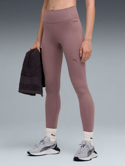 Puma - Cloudspun Womens High-Waist Tights Mauve