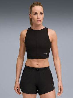 Puma - X Hyrox Womens Sweat-Wicking Rib Crop Tank