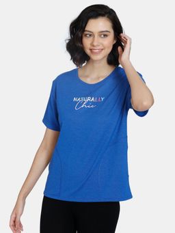 Zivame - Lounge Knit Poly Top - Little Boy - Blue
